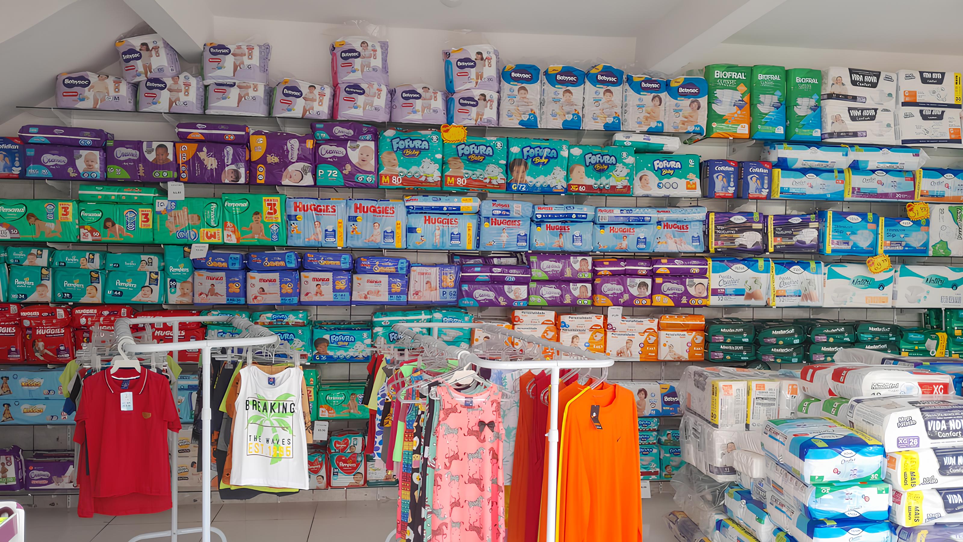 Fraldas e mais